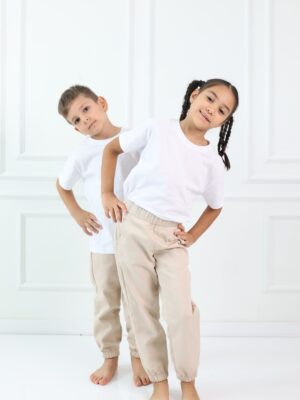 Çocuk Jogger Pantolon Bej