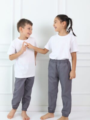 Alternative view of Çocuk Jogger Pantolon Gri