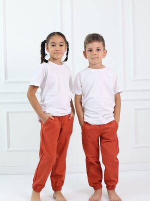 Çocuk Jogger Pantolon Kiremit