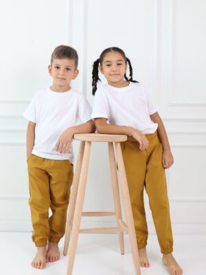 Çocuk Jogger Pantolon Hardal