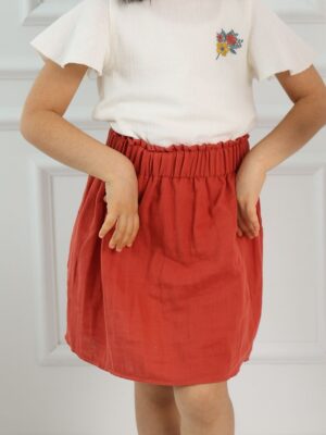 Kız Çocuk Etek Kiremit