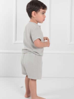 Alternative view of Çocuk Şortlu Takım Gri