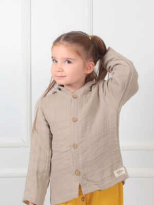 Alternative view of Çocuk Ceket 4 Kat Müslin Vizon